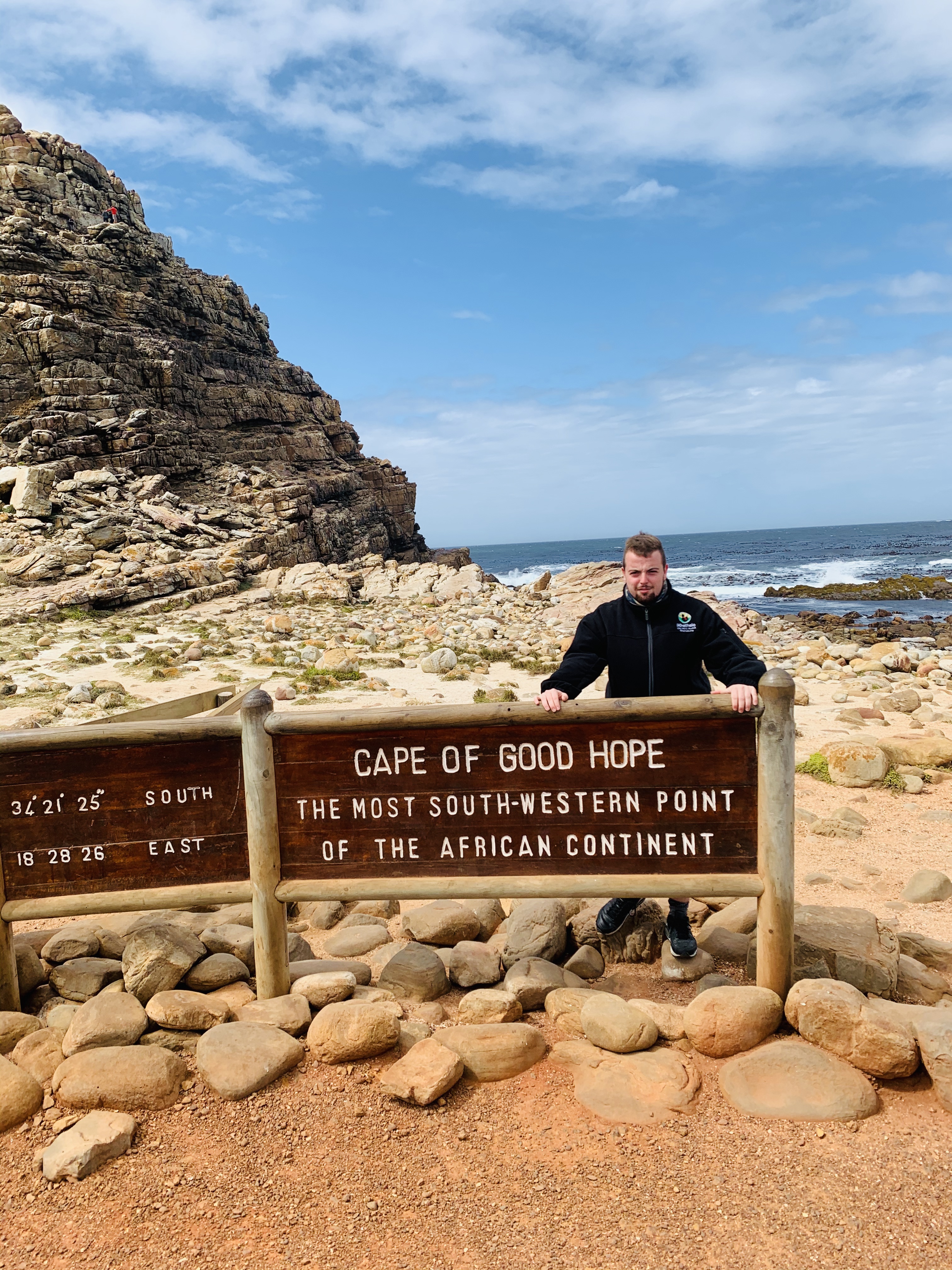 Johannes Lichtenthaeler am Kap der guten Hoffnung